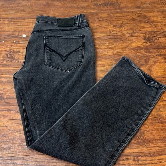Flying Machine Black Slim Tapered Michael Jeans Size 38 - Picture 1 of 5